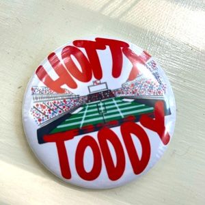 3 inch GAME DAY BUTTON Ole Miss Hotty Toddy